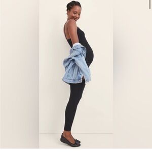 Hatch Black Maternity Jumpsuit